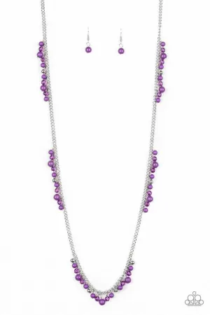 Paparazzi Necklace ~ Miami Mojito - Purple