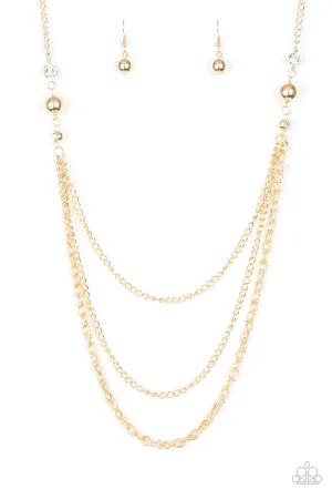 Paparazzi Necklace ~ RITZ It All - Gold