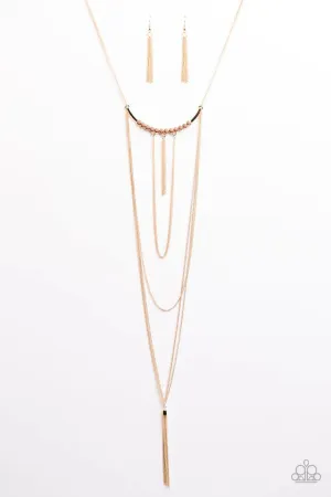 Paparazzi Necklace ~ Stand Out A NILE - Brown