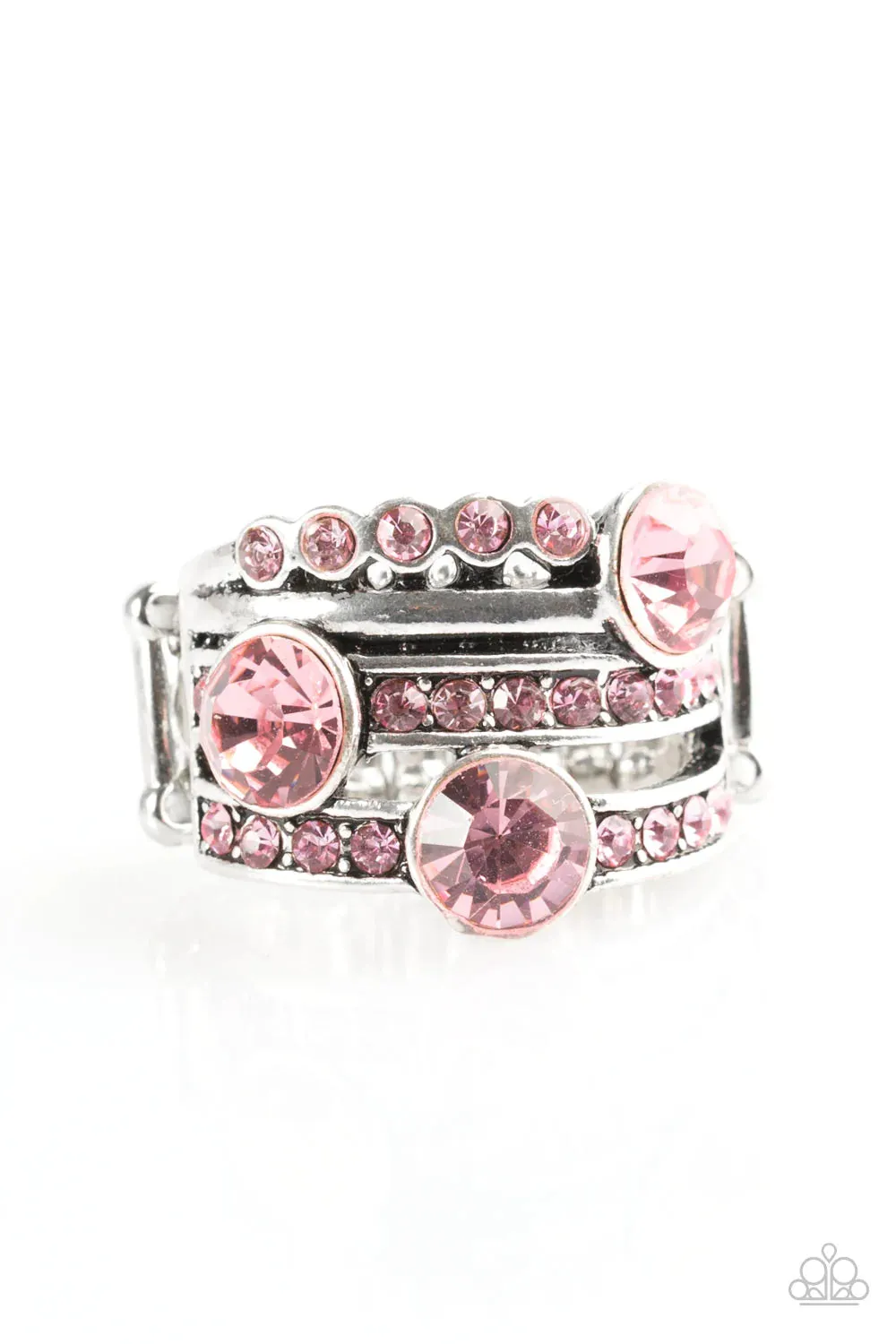 Paparazzi Ring ~ Hollywood Glamour - Pink