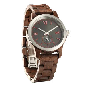 Personalized Engraved Walnut Wood Watch Walnut