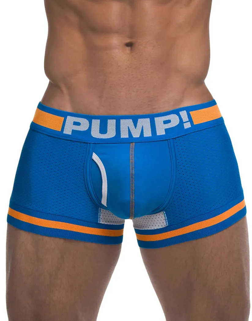 PUMP! Men's Touchdown Low Rise Mesh Cruise Boxer Blue 11055