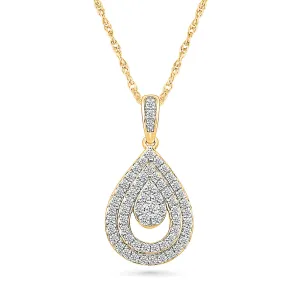 "Dewdrop" Diamond Pendant