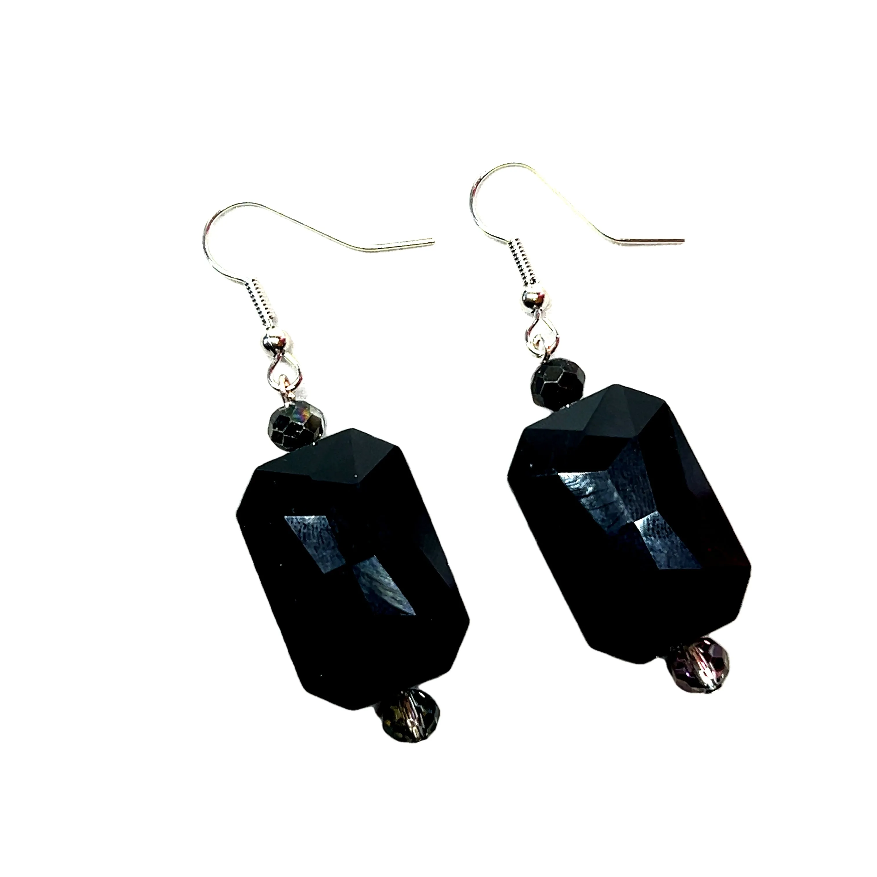 Rectangle Crystal Earrings