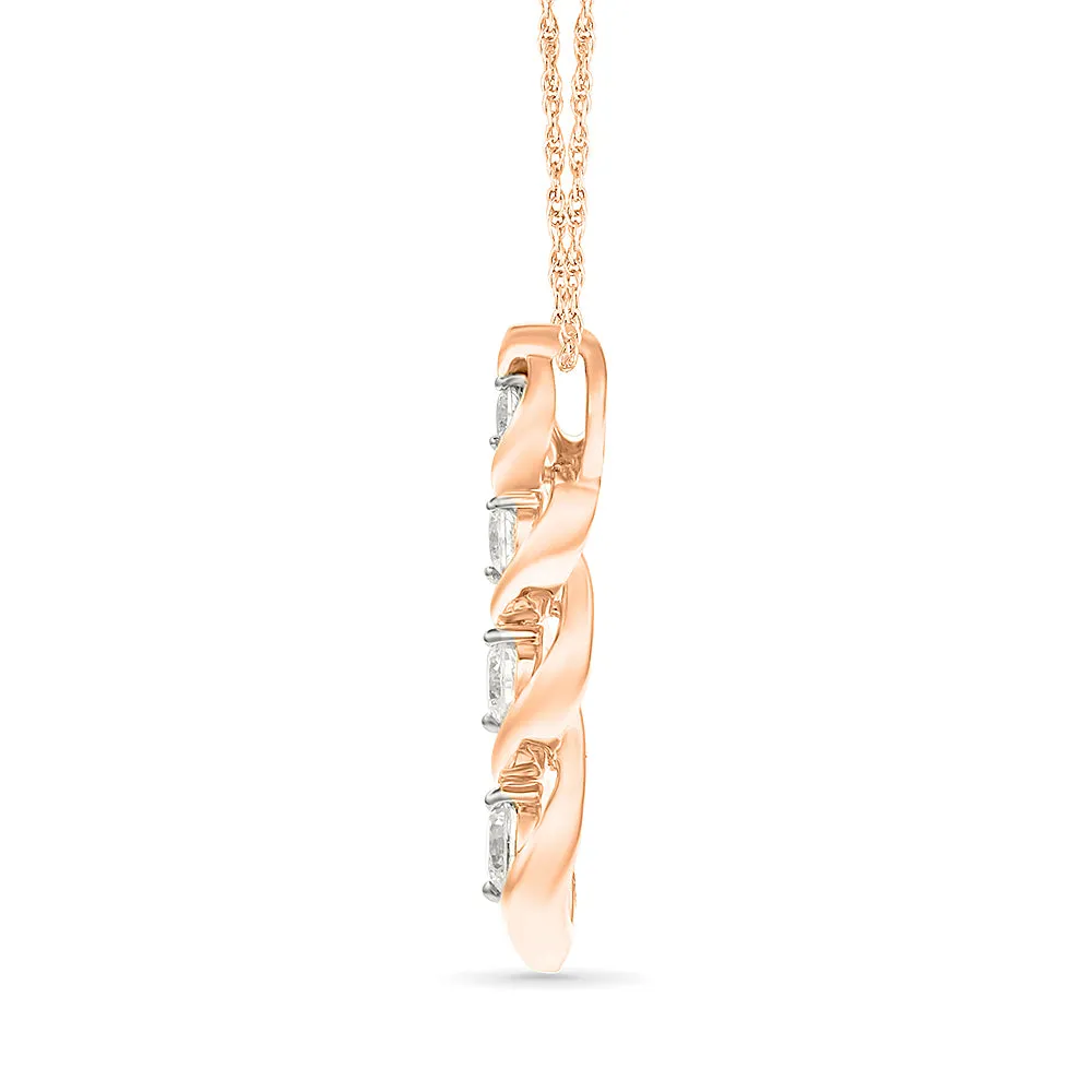 Saamayn Gold & Diamond Pendant