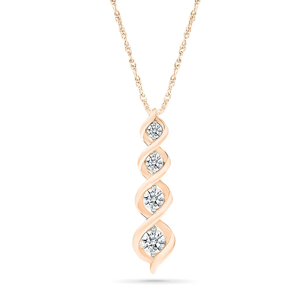 Saamayn Gold & Diamond Pendant