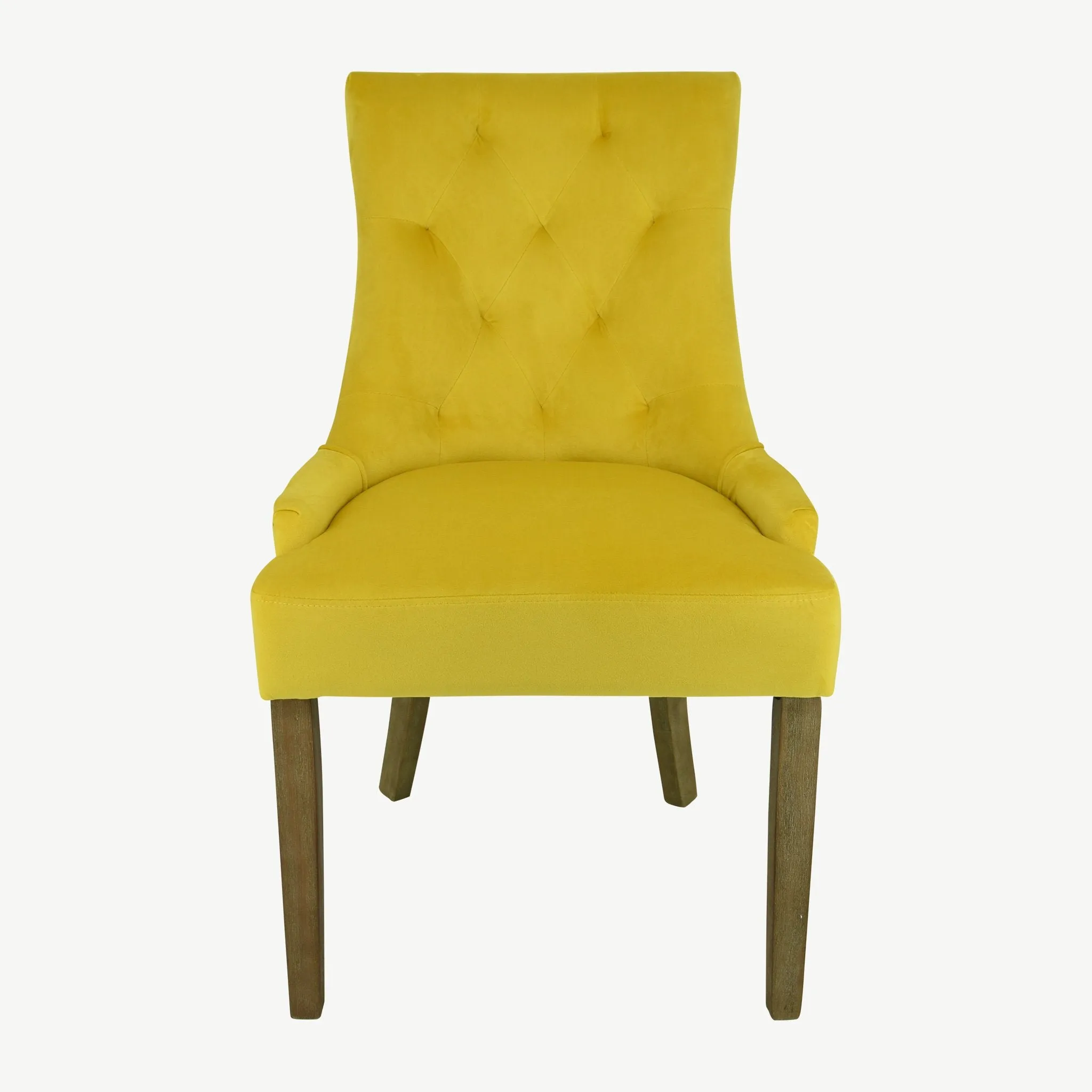 Sandy Dining Chairs Gold Velvet