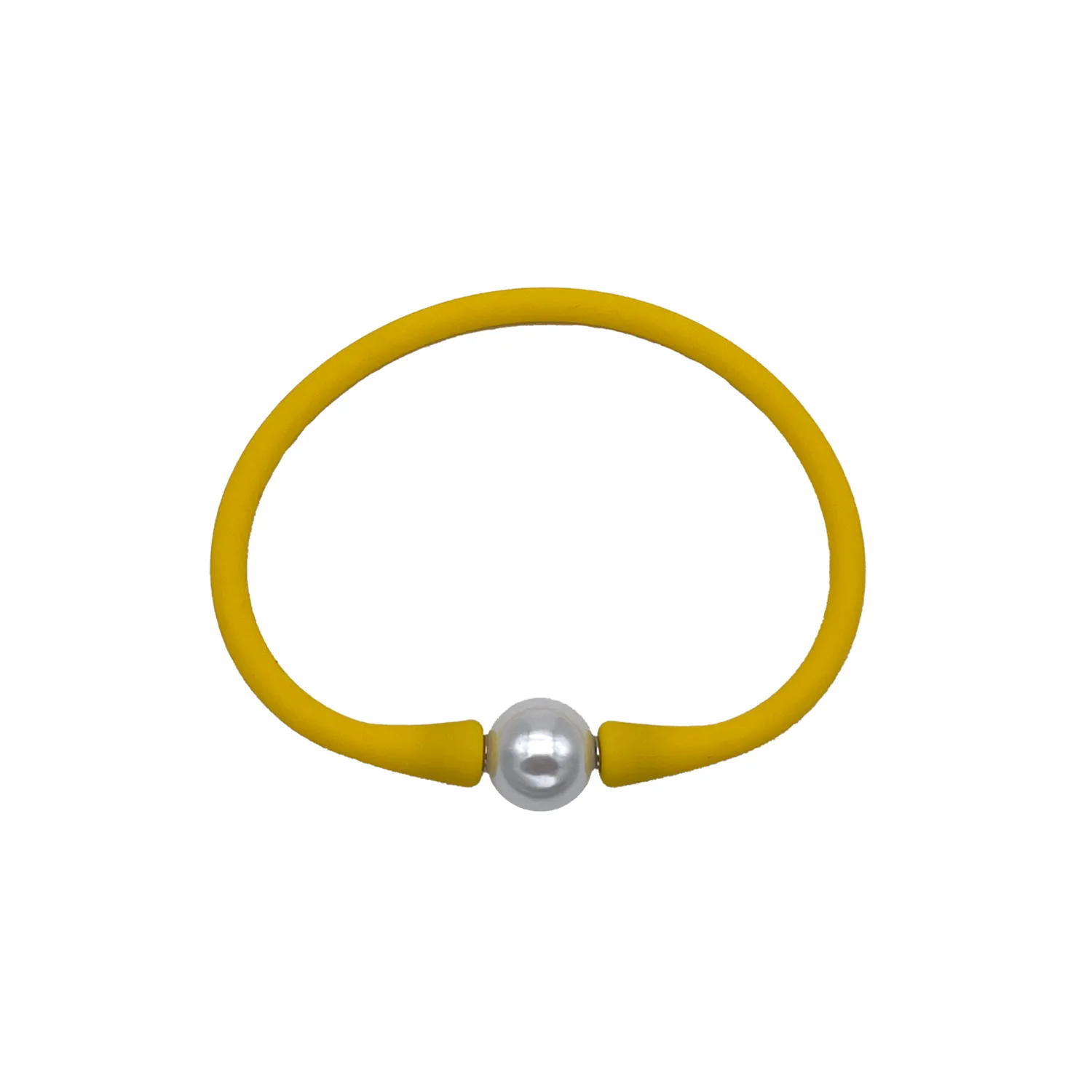 SB-2649 SILICONE BRACELET YELLOW