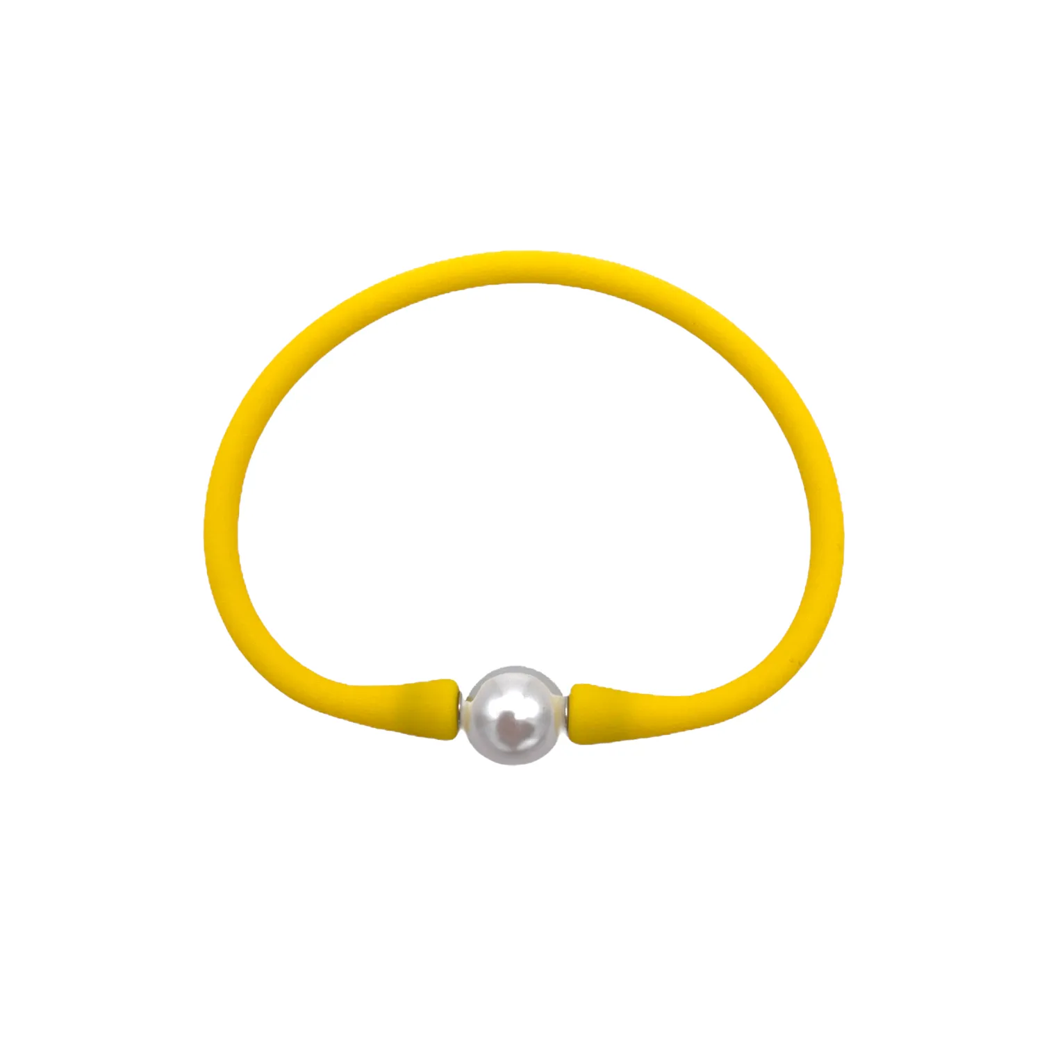 SB-2649 SILICONE BRACELET YELLOW