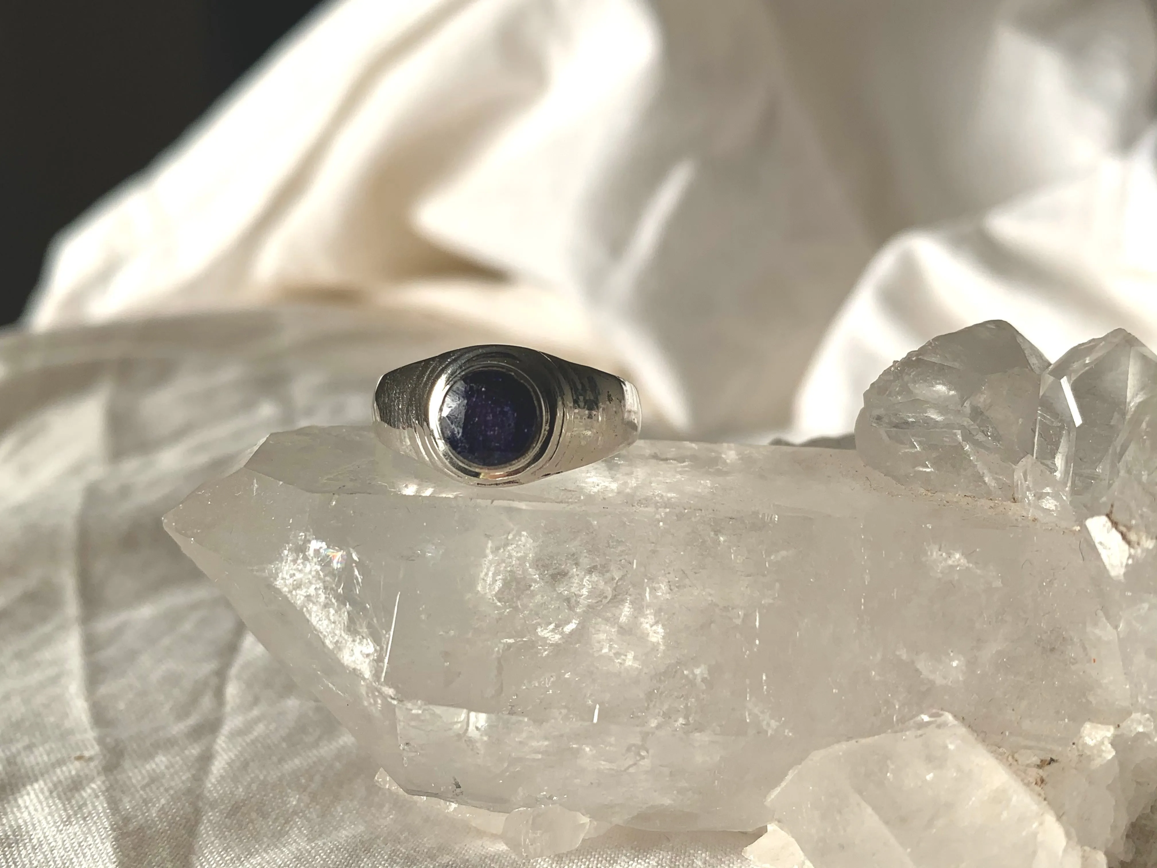 Semi-precious Sapphire Lugo Ring