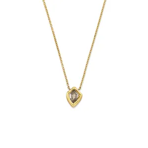 Shield Grey Diamond River Necklace | Ready To Ship