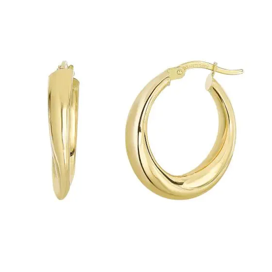 Sincerely Springer's 14k Yellow Gold Hoop Earrings