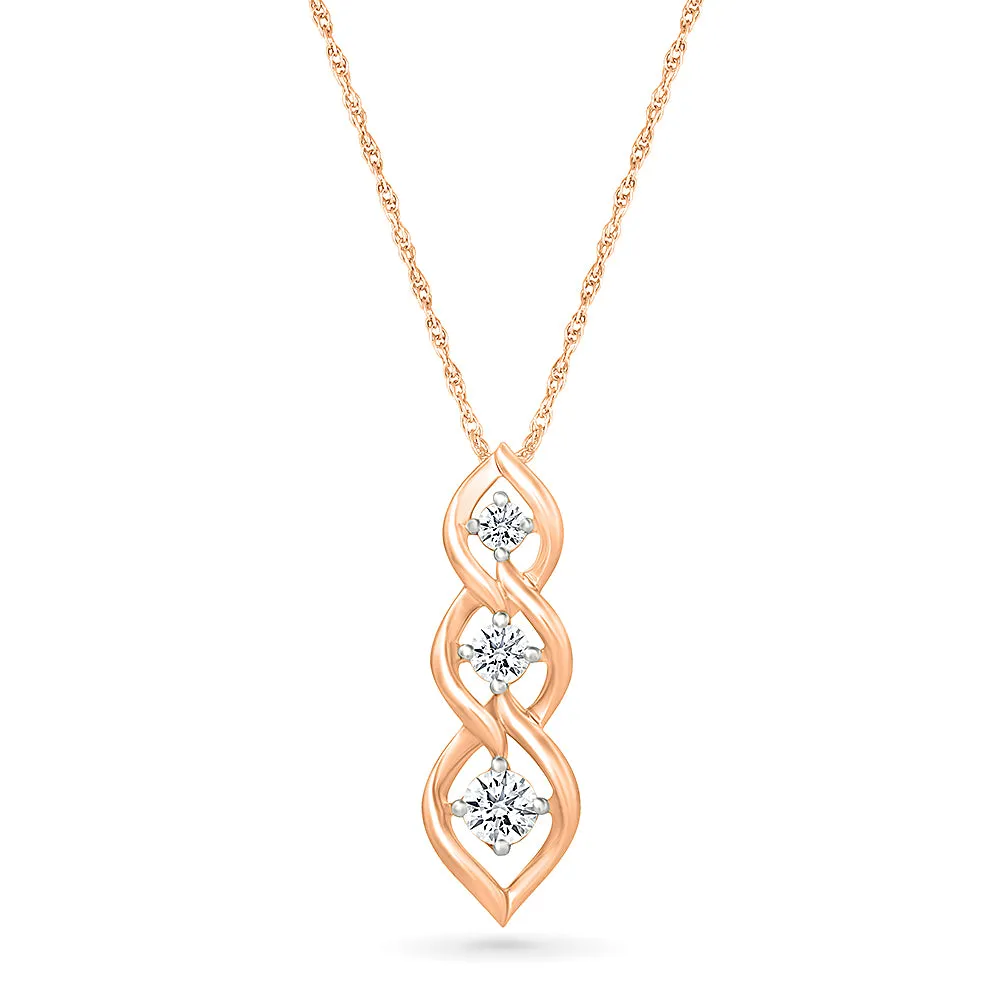 Sinceritatem Gold & Diamond Pendant