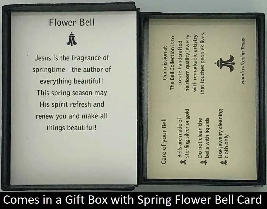 Spring Flower Bell Pendant