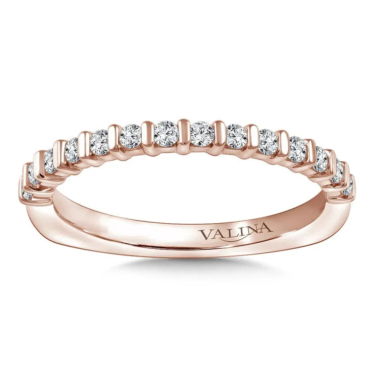 Stackable Bar-Set Diamond Wedding Band