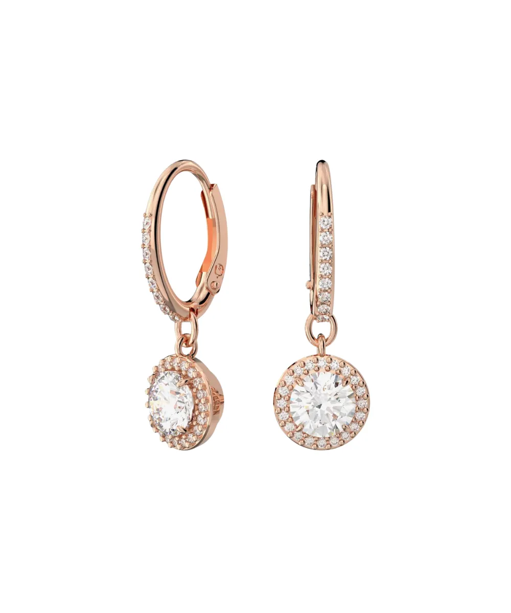 SWAROVSKI CONSTELLA DROP EARRINGS ROUND CUT