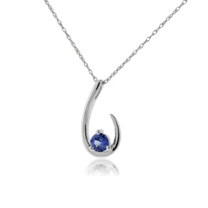 Swoop Tanzanite Solitaire Pendant