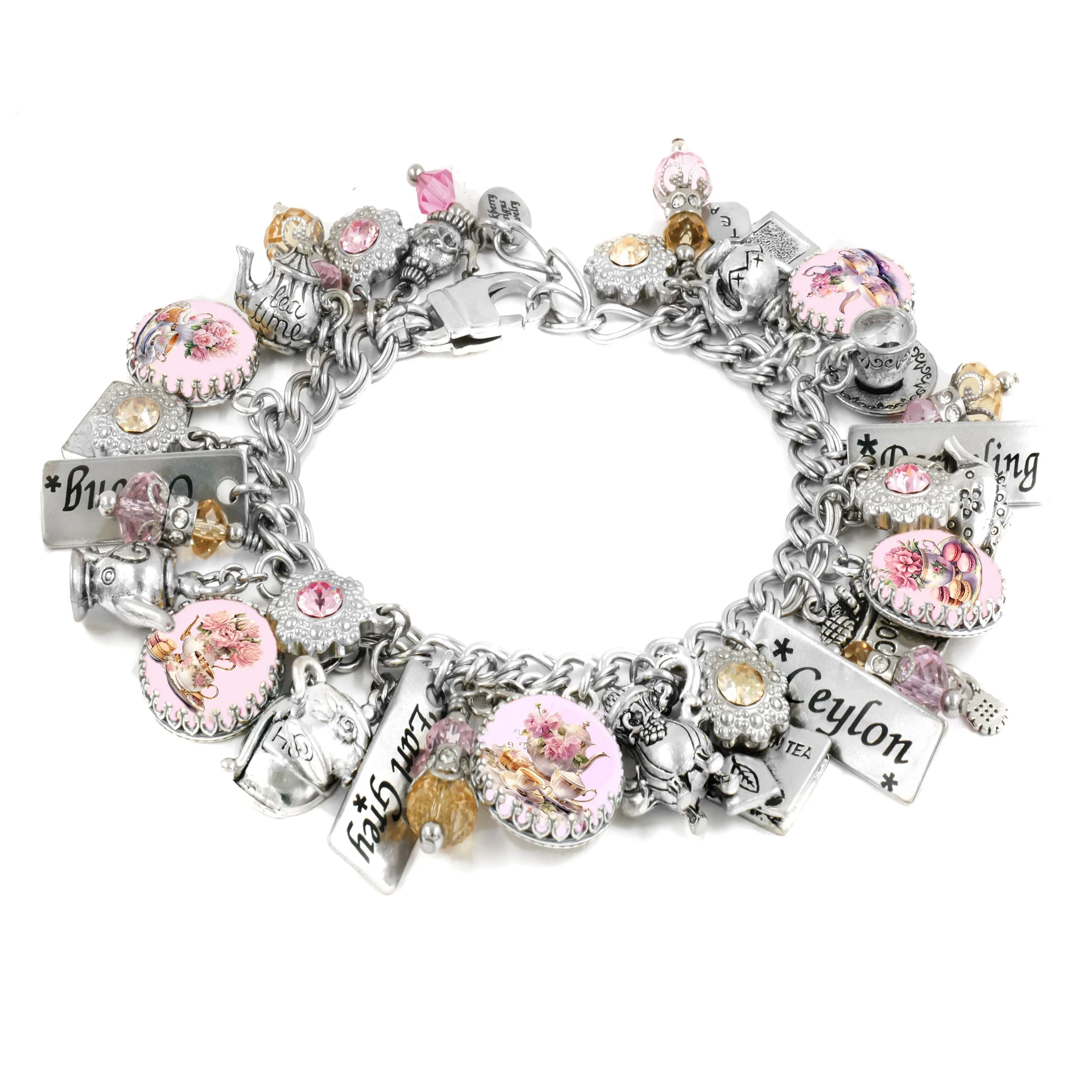 Tea Lover's Charm Bracelet