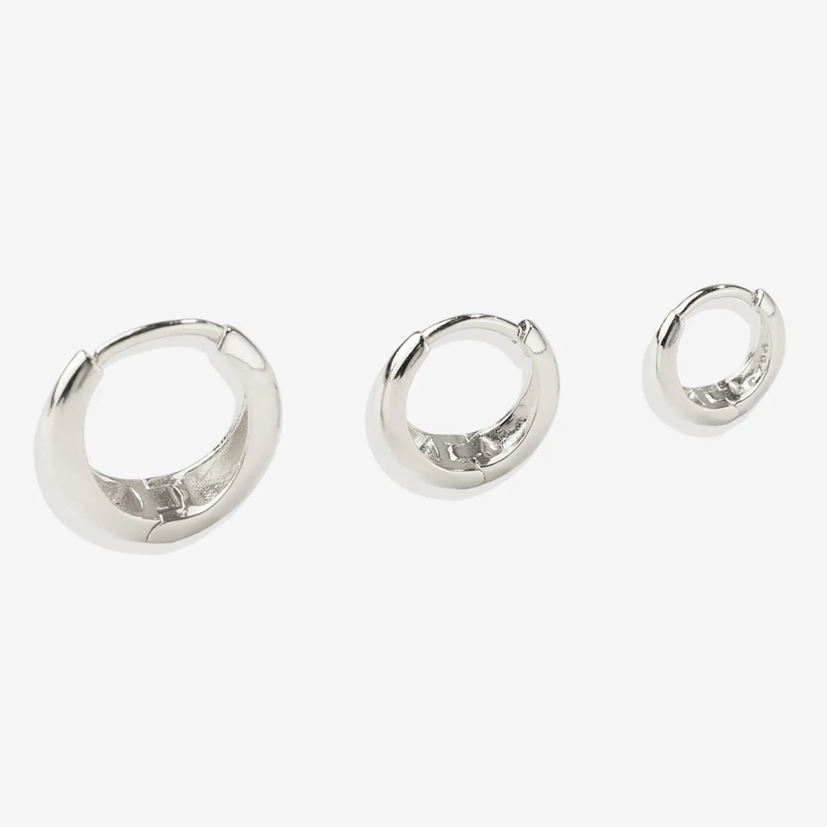 Teardrop Huggie Hoop Earrings