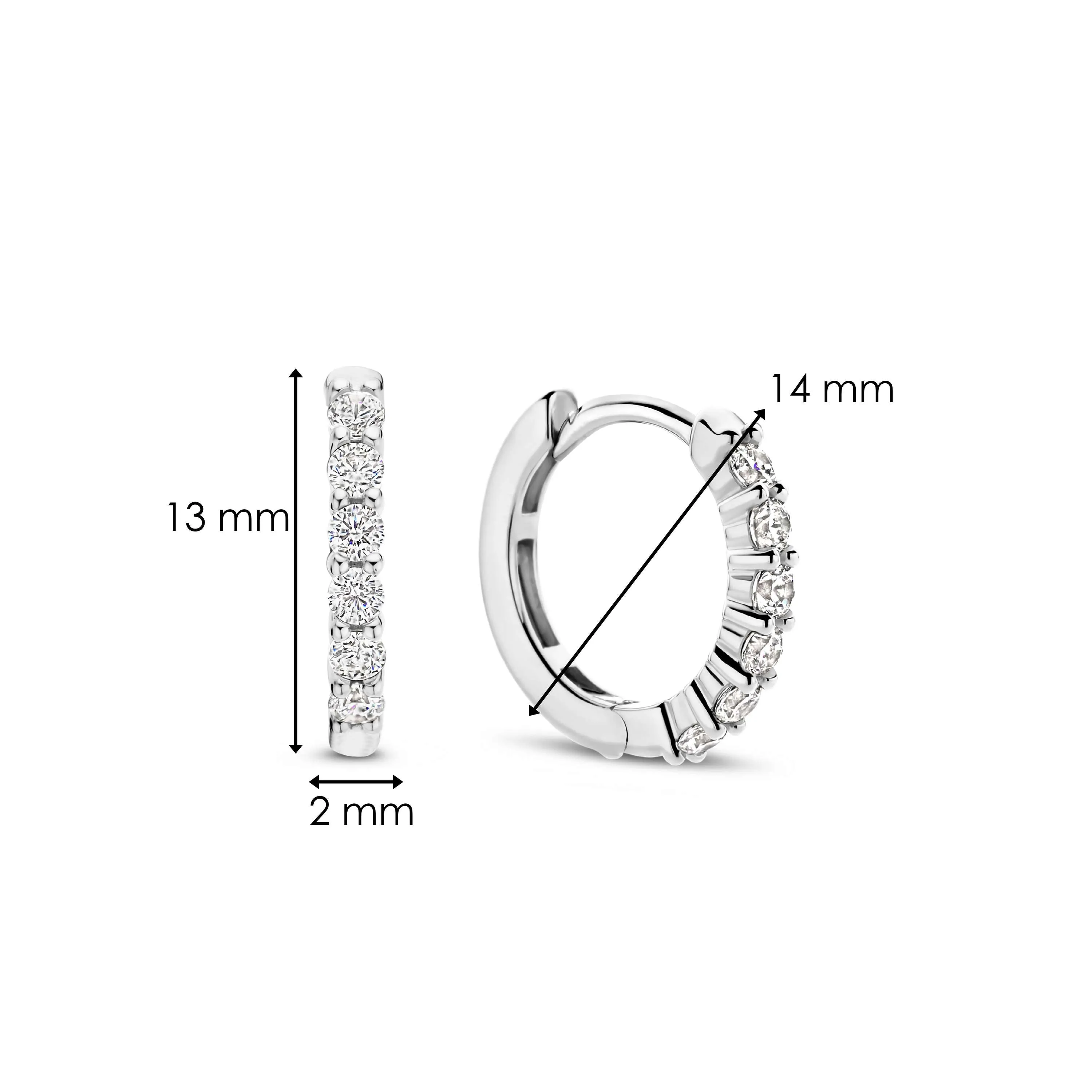 TI SENTO Small Hoops - 7957ZI