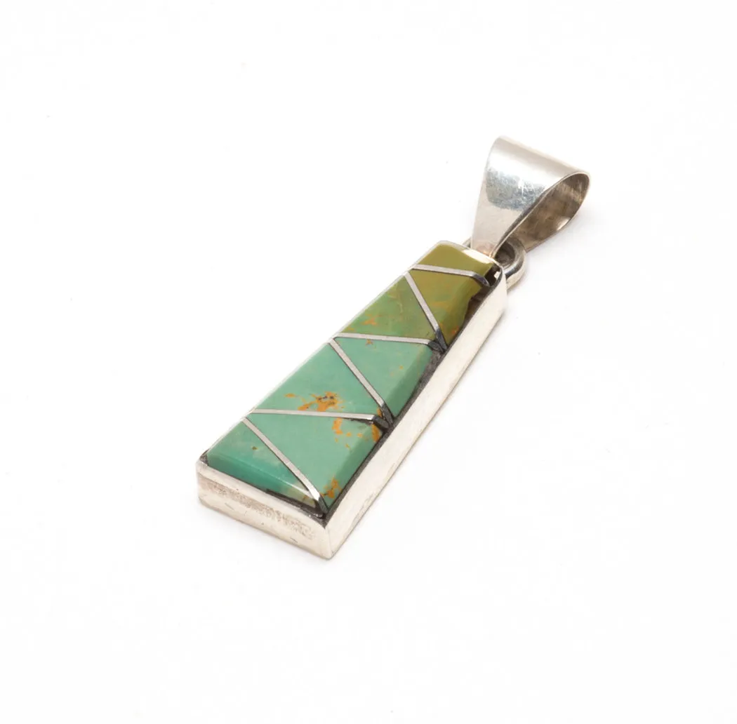 Verdent Zigzag Turquoise Pendant