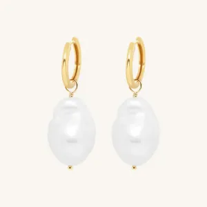 Vienna Pearl Hoops