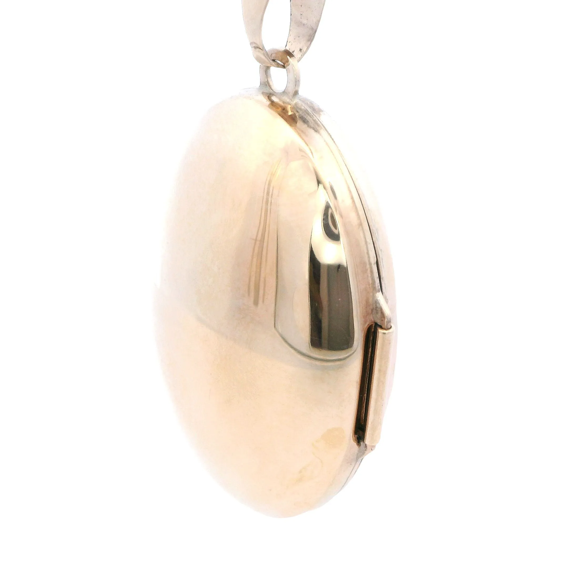 Vintage 9ct Yellow Gold Locket with Birmingham Hallmark