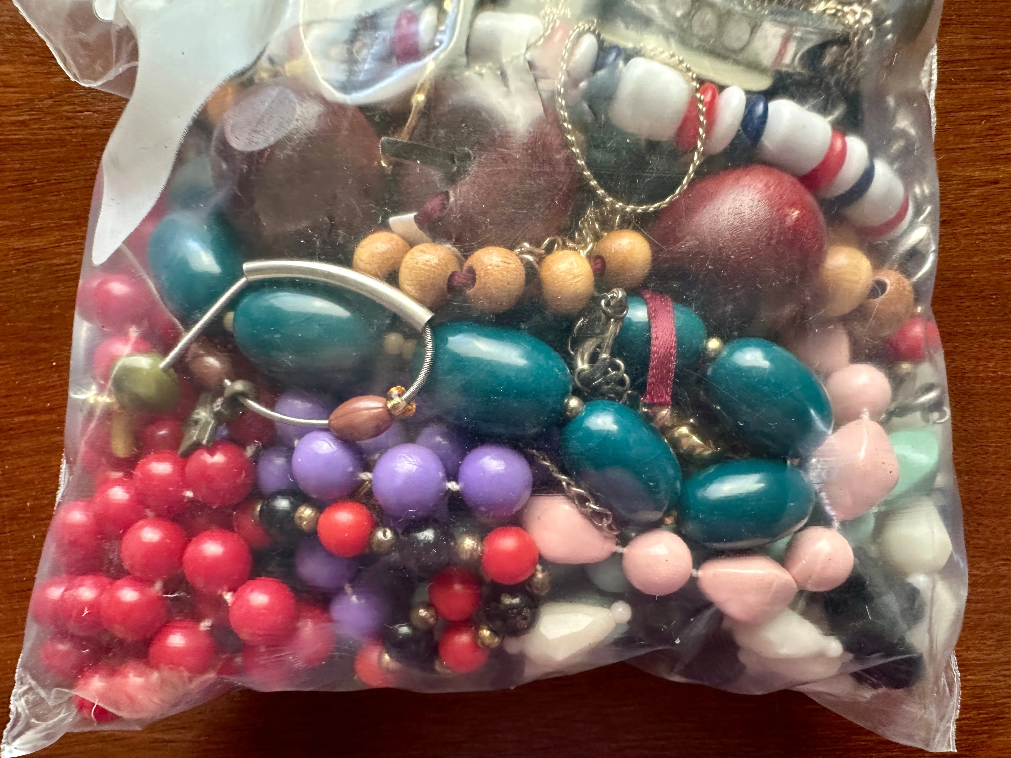 Vintage to Contemporary Beads Chains Jewelry Lot Mostly Necklaces