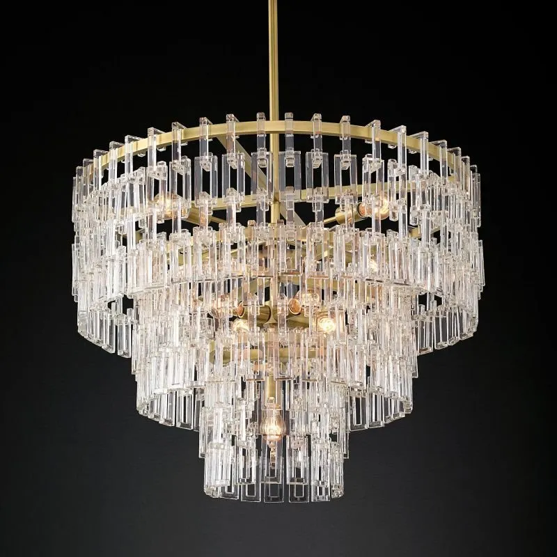 Yukar Tiered Round Chandelier