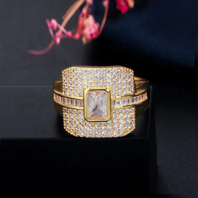 Zircons Monaco Luxury Cubic Ring